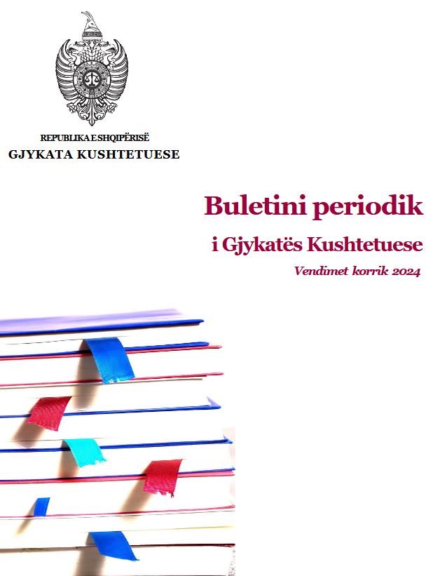 BULETINI PERIODIK I GJYKATËS KUSHTETUESE VENDIMET  KORRIK 2024